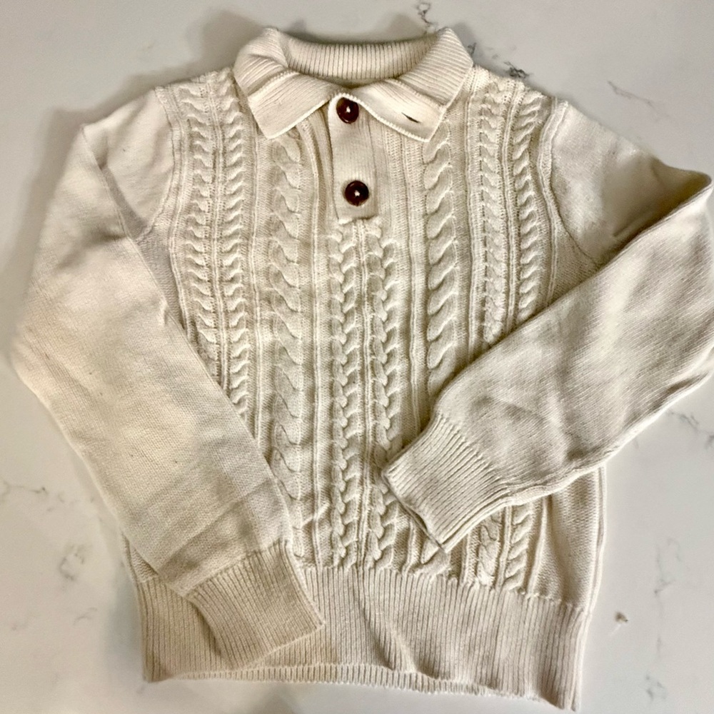 Kids Gapkids Cable Knit Cream Sweater